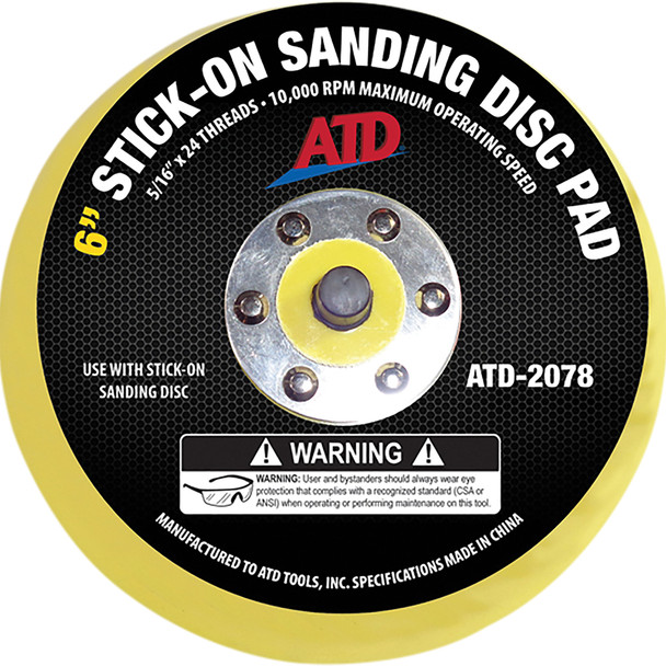 Stick-on Sanding Disc Pad 2078