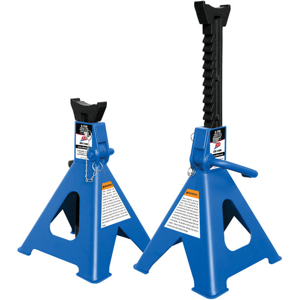 6-Ton Double Lock Ratchet Style Jack Stands 7446A 6-Ton Double Lock Ratchet Style Jack Stands 7446A