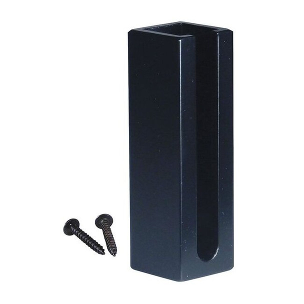 Retracta-Belt Wall Mount Receiver, 3 1/4 in Height, 0.1 lb, Black HDRE