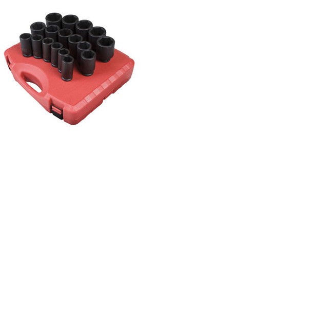 17 Pc. 3/4" Drive SAE Deep Impact Socket Set 4685