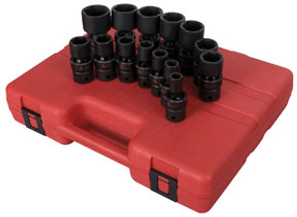 14 Pc. 1/2” Drive SAE Universal Impact Socket Set 2644