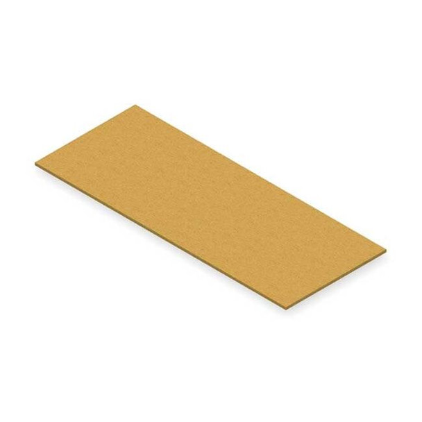 Decking, Particleboard, 60 in W, 24 in D, Natural, Unfinished Finish