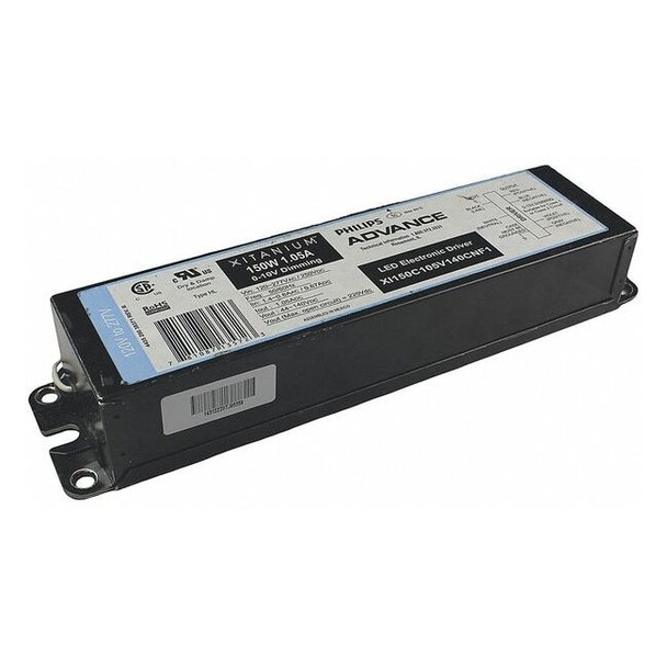 Advance LEDDriver,Xitanium,0-10V,8-3/8in-L,1PK XI150C105V140CNF1