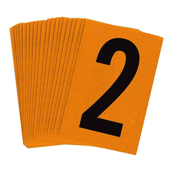 Brady NumberLabel,1-1/2inH,1inW,PK25 5910-2