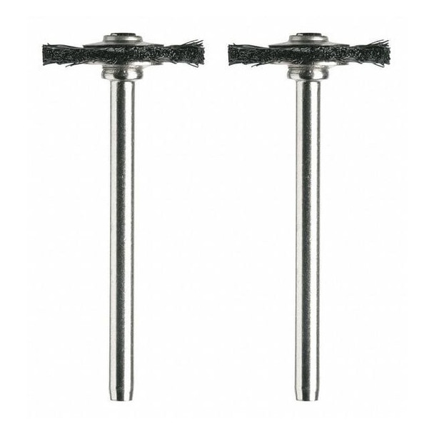 Dremel Nylon Bristle Brush,3/4in. dia.,PK2 403-02