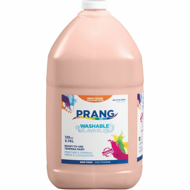 Prang Washable Tempera Paint - 1 Color(s) - Peach - 1 gal - Washable - 1 Each