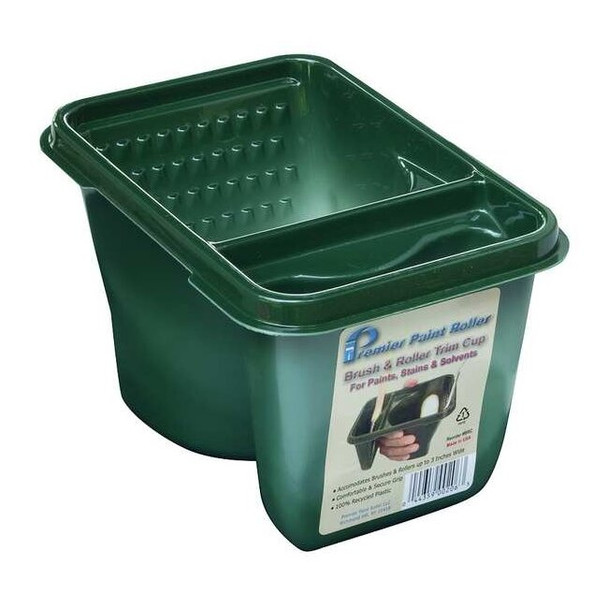 PET Recycled Plastic Paint Bucket, 1 pt, 5 1/2" L, 4 1/2" D, 7 1/2" W