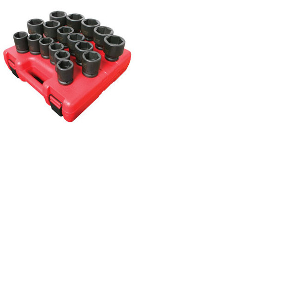 17 Pc. 3/4" Drive Metric Heavy Duty Impact Socket Set 4684