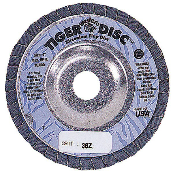 Weiler Arbor Mount Flap Disc,4-1/2in,60,Med. 95981