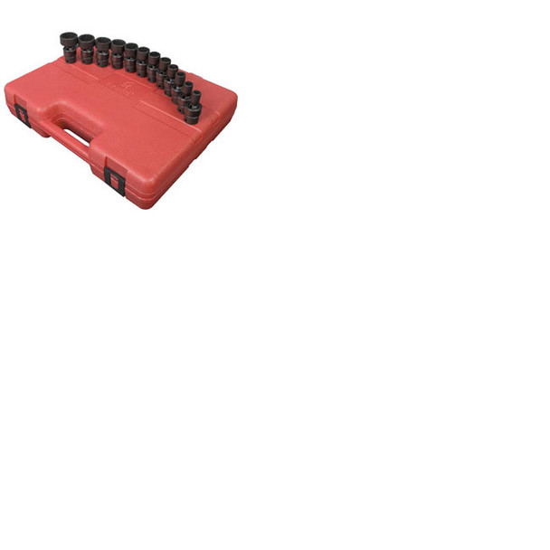 3/8" Dr 12 Pt SAE Universal Impact Socket Set, 12Pc 3690