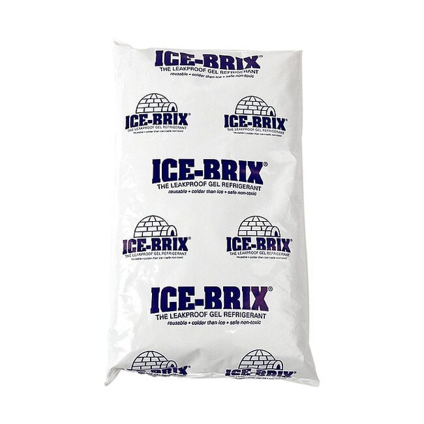 Polar Tech Industries Ice-Brix Poly Pouch, Reusable, Leak-proof, 6 oz. PK48 IB 6