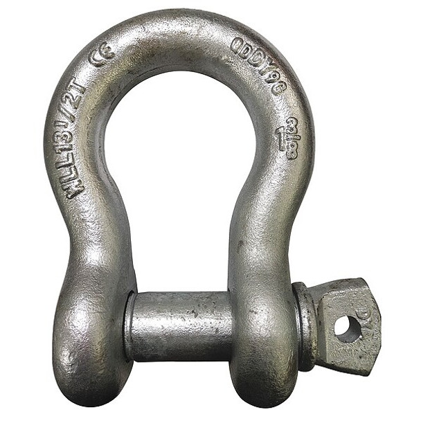 Manufacturer Varies Anchor Shackle,1,000 lb,Carbon Steel 55AY05