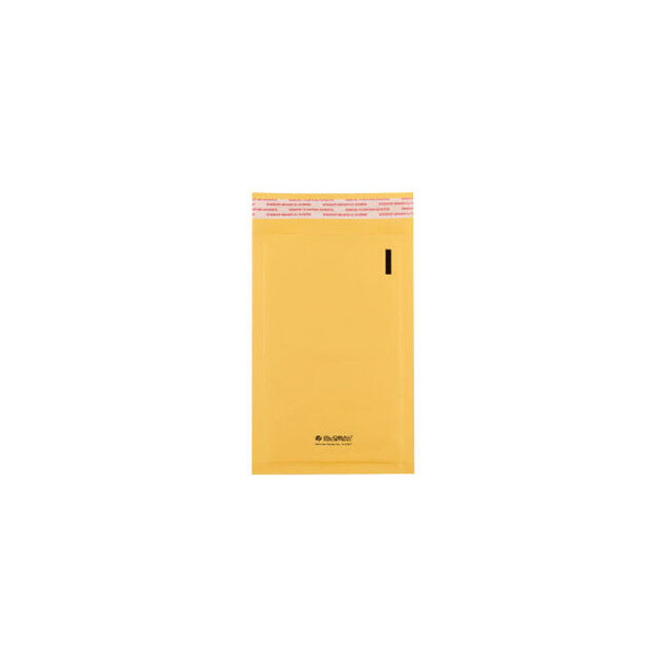 Global Industrial Self Seal Bubble Mailers #00 5""W x 10""L Gold 250/Pack