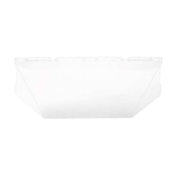 Msa Safety V-Gard Visor, Contoured, Clear PC (8"x17"x.06") 10115840
