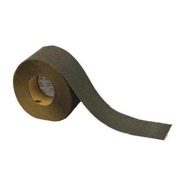 Anti-Slip Tape Polyurethane 46 Grit Size, Black, 2" W x 30 ft. L, 42 mil Thick