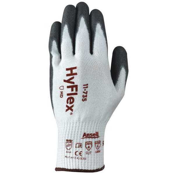 Cut Resistant Coated Gloves, Cut Level A4 ,Polyurethane ,Smooth ,10 1 PR