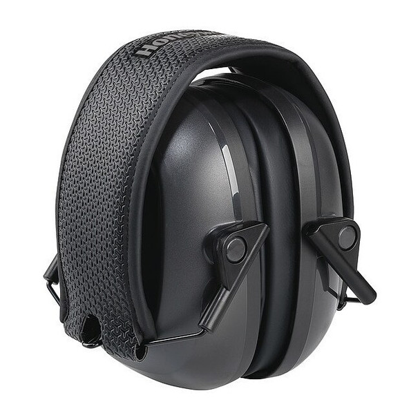 VeriShield Folding Ear Muffs, 24 dB NRR, Passive, General Purpose, Black
