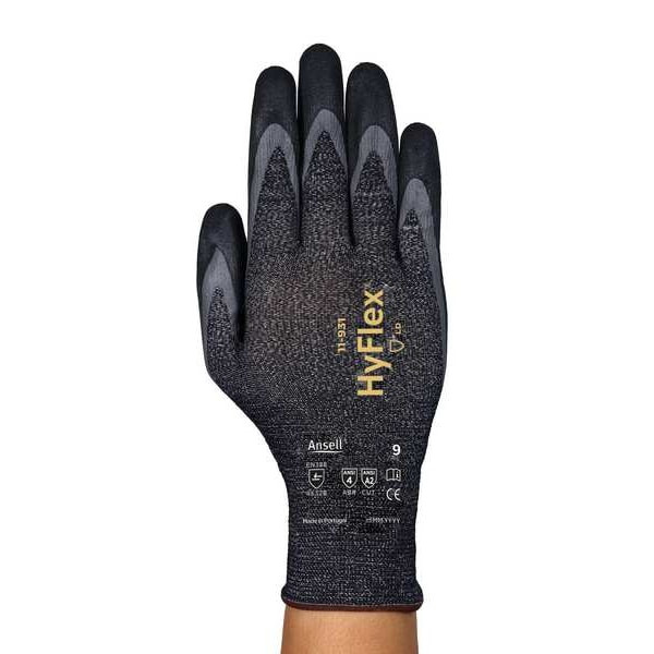 Ansell Cut-Resistant Gloves,L/9,PR 11-931