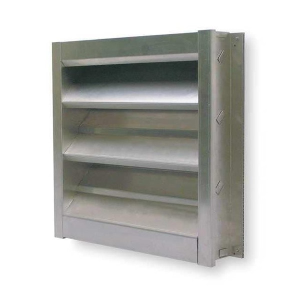 Dayton Louver,Wall Opening 36 x 24 In,Aluminum 4FZF7