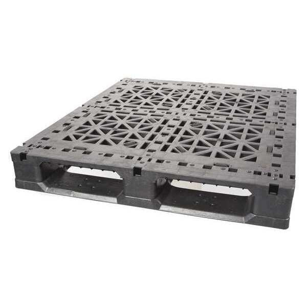 Polyethylene Pallet, 48 in L, 40 in W, 5 7/8 in H, 5,000 lb Dynamic