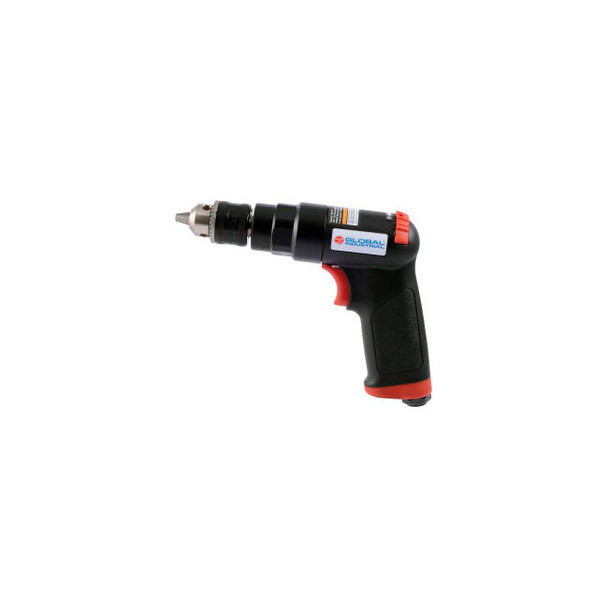 Global Industrial Reversible Air Drill 3/8"" Drive Size 2200 RPM
