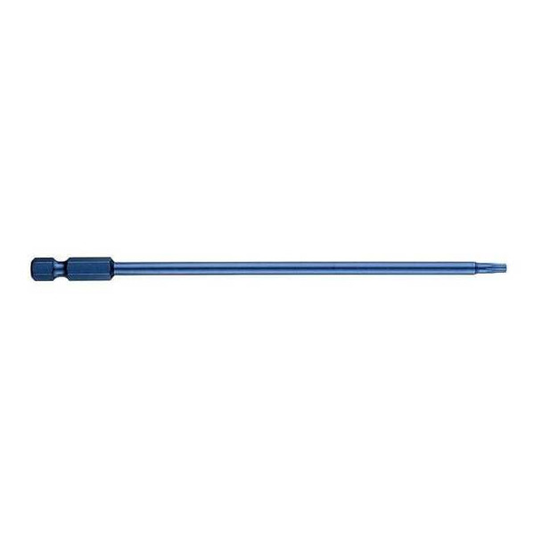 Westward Power Bit,SAE,1/4",Hex Power Drive,PK5 41D615