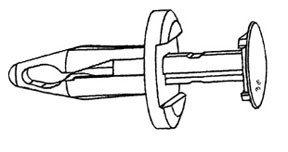 Nylon Push Rivet Wheel Opening, Cowl Vent & Bumper Cover 2902