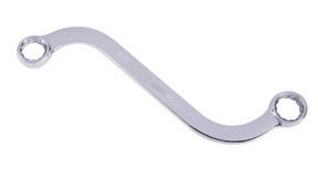5/8" x 11/16" Fully Polished S-Style Double Box Wrench 994004