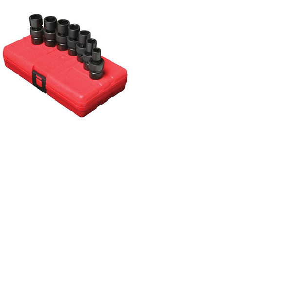 3/8" Dr Met Universal Impact Socket Set, 7 Pc 3655