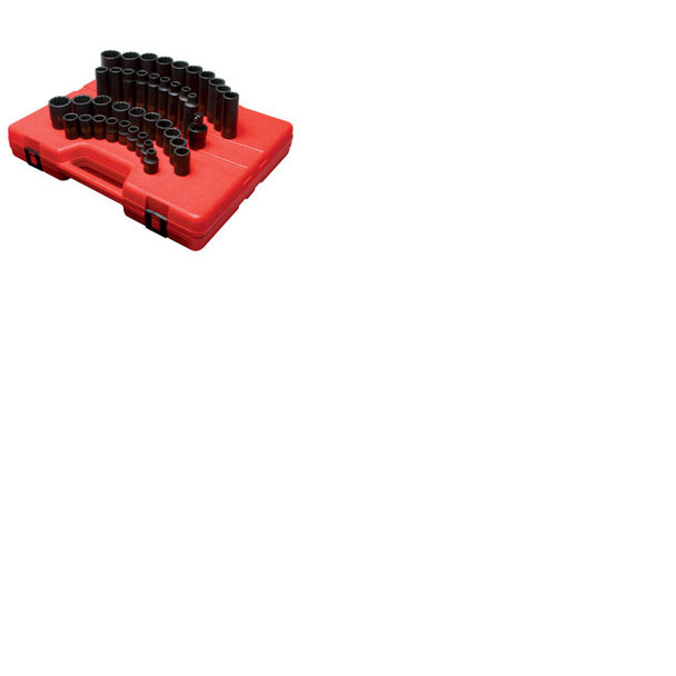 1/2" Drive, 12 Pt. Metric Master Impact Socket Set, 39 Pc. 2699