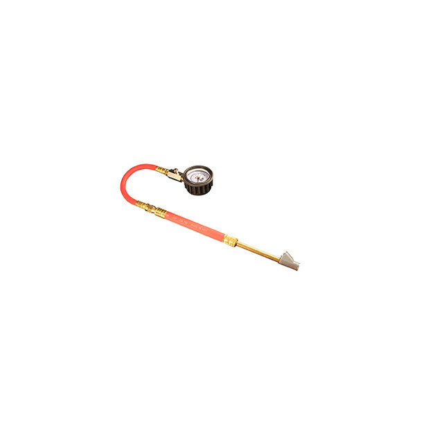 12” Dual-Head Dial Type Tire Gage, Straight-Foot 951