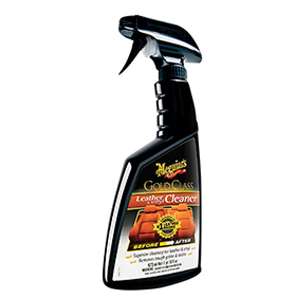 Meguiar's Gold Class Leather & Vinyl Cleaner, G18516, 16 oz., Spray G18516 Meguiar's Gold Class Leather & Vinyl Cleaner, G18516, 16 oz., Spray G18516
