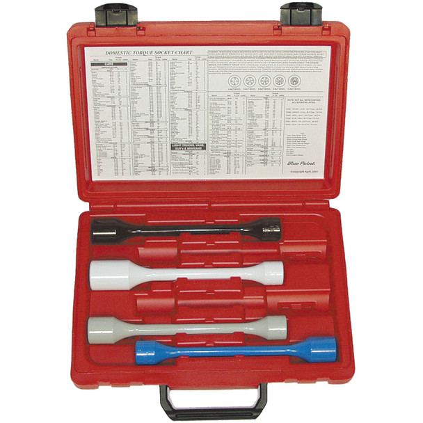 4 Pc. 1/2" Drive Torque Limiting Socket Set  for Domestic Vehicles 1550