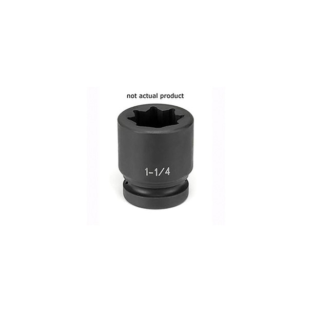 1" Drive x 1-1/8" 8 Point Standard Impact Socket 4536S