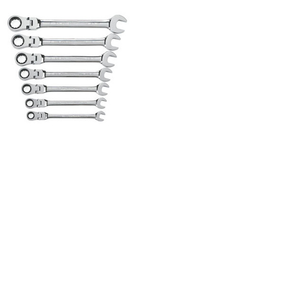 7 pc. SAE Flex Head Combination Ratcheting GearWrenchª Set 9700