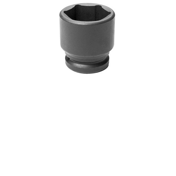 1'' Drive x 19mm 6 Point Standard Impact Socket 4019M
