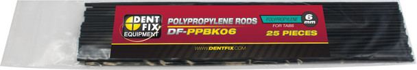 6mm Polypropylene Plastic Rods, 25 Pack DF-PPBK06-25