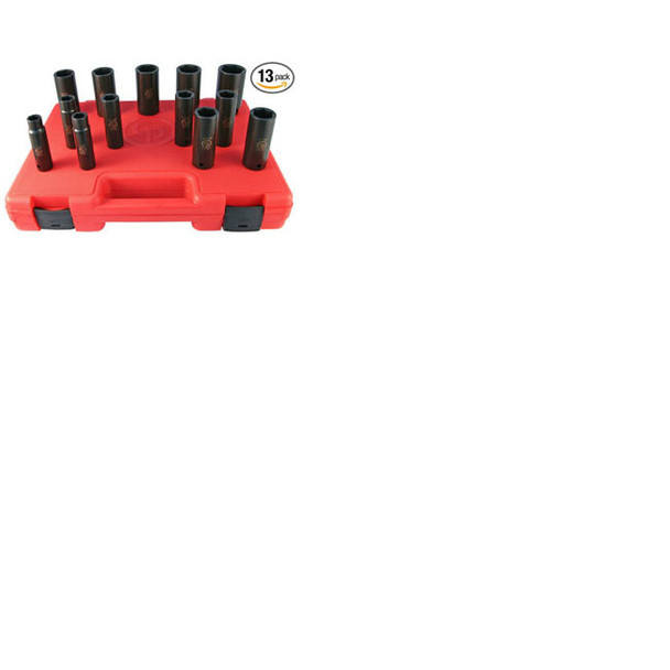 1/2" Dr SAE Deep Impact Socket, 13Pc SS4013D