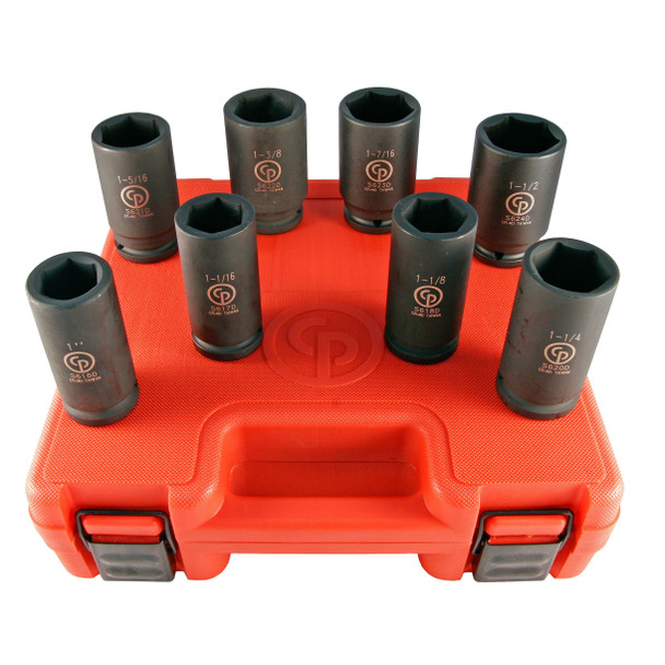 8 Pc. 3/4" Drive Deep SAE Socket Set SS6008D