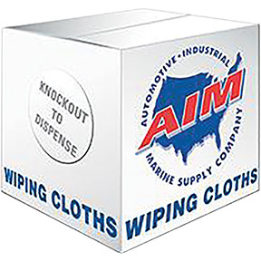 New Washed White Bleached Knit Rags 25 lb. Box 46403-25