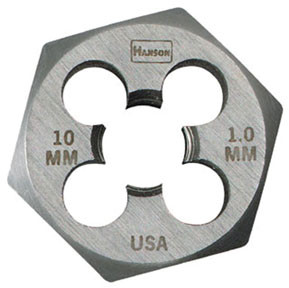 8mm - 1.25 Hexagon Metric Die 9734