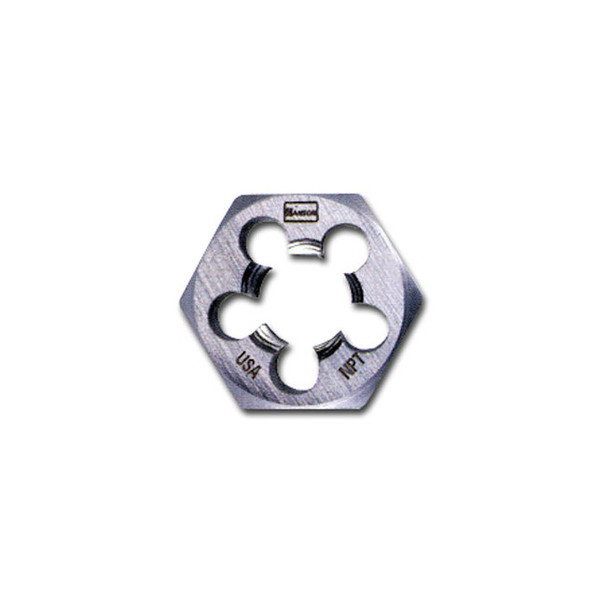 1/8" - 27 NPT Hexagon Taper Pipe Die, Carded 9502