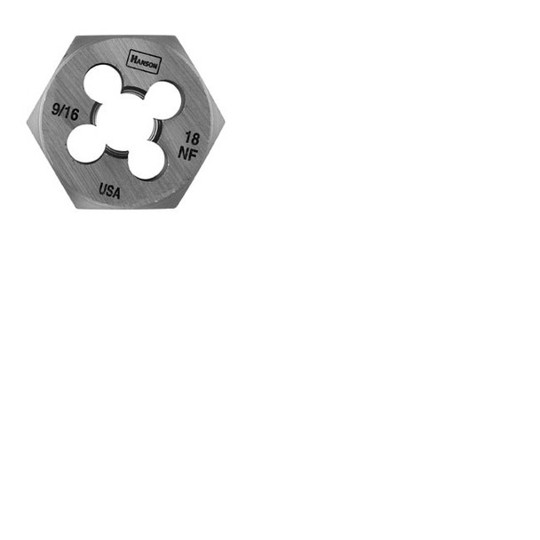 9/16" - 18 NF Hexagon Machine Screw Die, Carded 6849