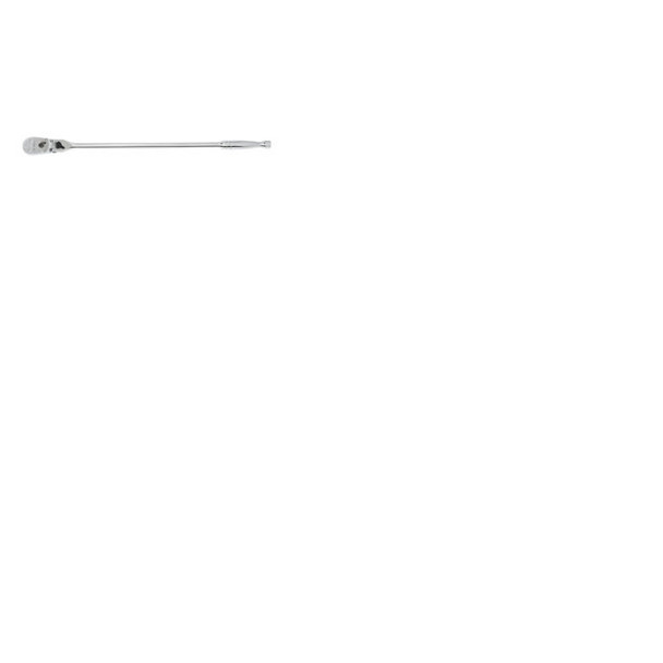 1/2" Drive Full Polish Locking Flex Head Teardrop Ratchet - 24" 81363