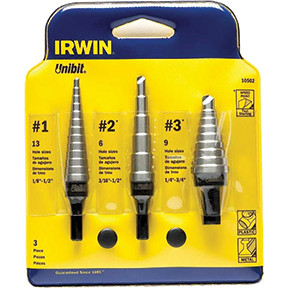 Cobalt Unibit, 3pc 10502CB