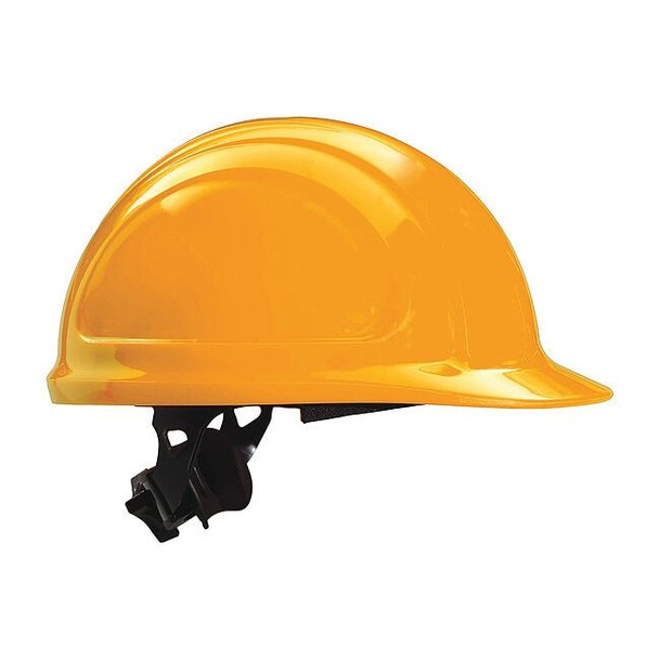 Hard Hat, North Zone, Polyethylene, 4 Point Ratchet, Type 1, Class E, Orange