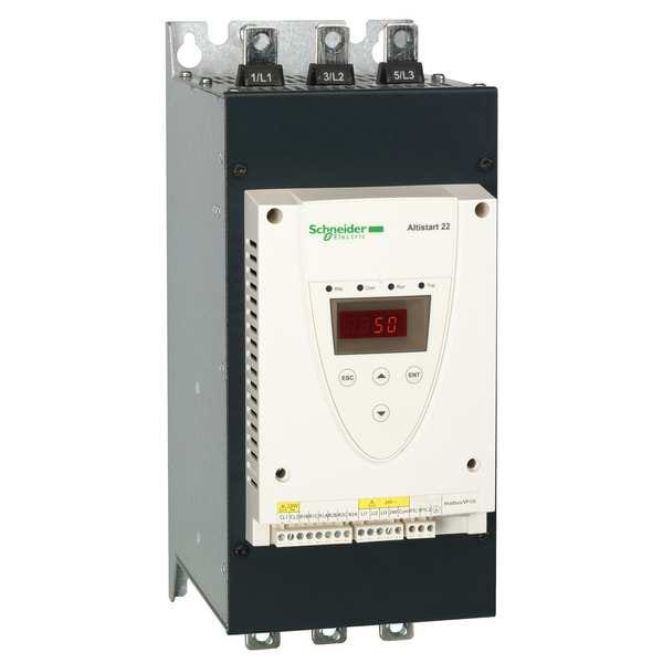 Schneider Electric Soft Start, 208-600VAC,140A,3 Phase ATS22C14S6U