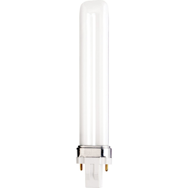 Satco 60W Equivalent Warm White GX23 Base T4 CFL Light Bulb S8310