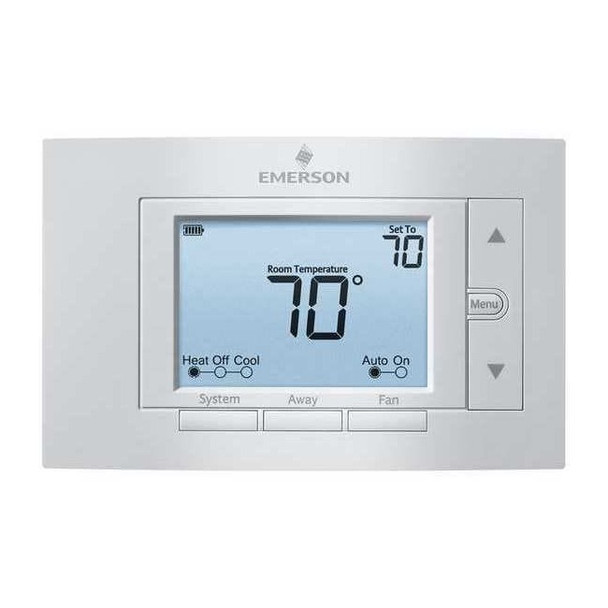 80 Series Thermostats, 2 H, 1 C, Hardwired/Battery, 24VAC