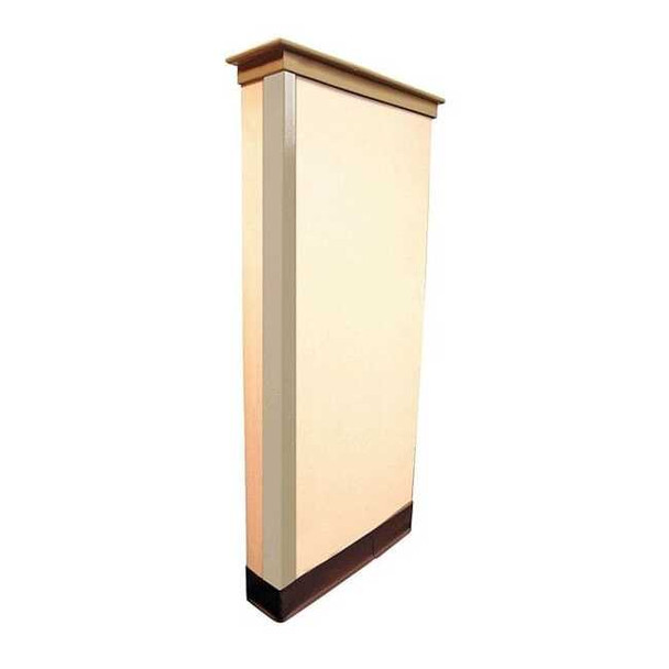 Manufacturer Varies Corner Guard, Beige, Grain, PVC, 4 ft H 19F832